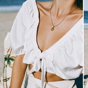 BNWOT silky Dara top